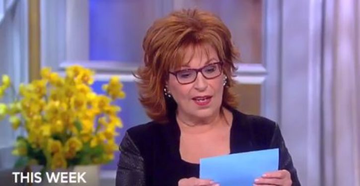 Joy Behar crosses the line: says on live TV ‘God forbid’ Trump ‘lives another 20 years’