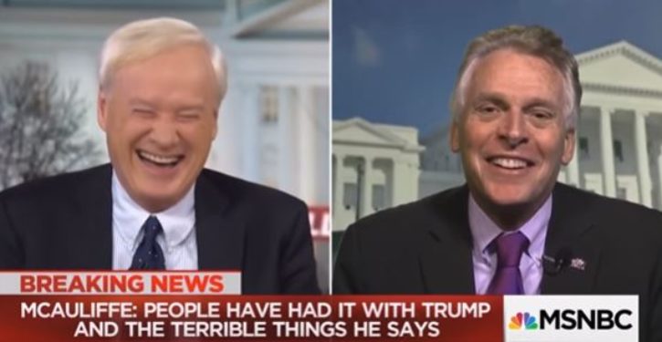 Gov. Terry McAuliffe threatens physical violence on president on live TV