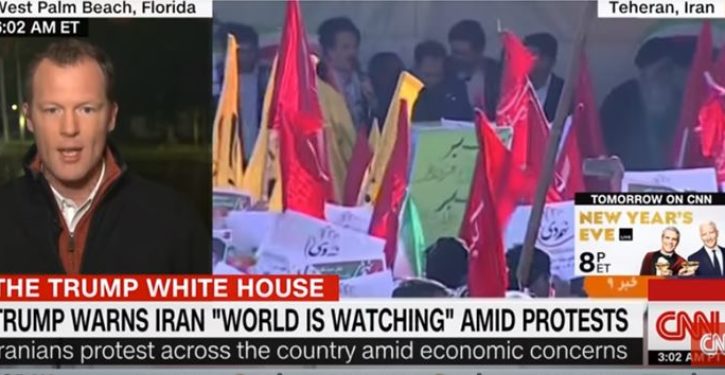 Iranian protesters swarm streets chanting ‘Death to Palestine’