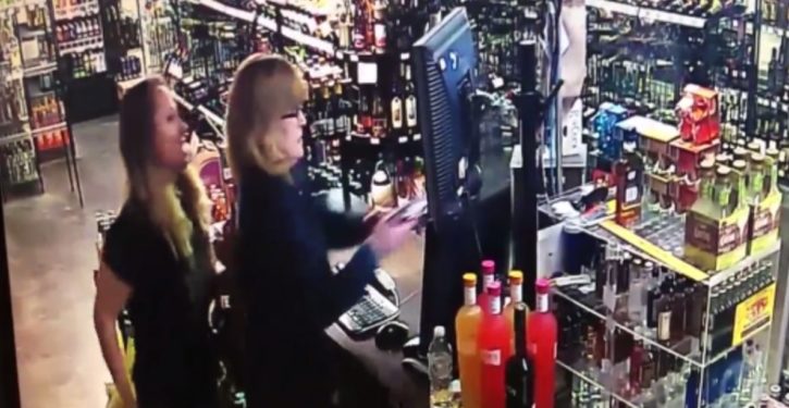 ‘Not going to be victims’: Mother-daughter pair makes armed stand in liquor store