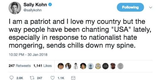 CNN’s Kohn experiences ‘USA!’ chant in different settings by J.E. Dyer
