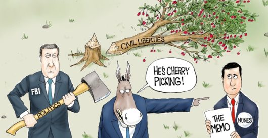Cartoon of the Day: Ax to grind by A. F. Branco