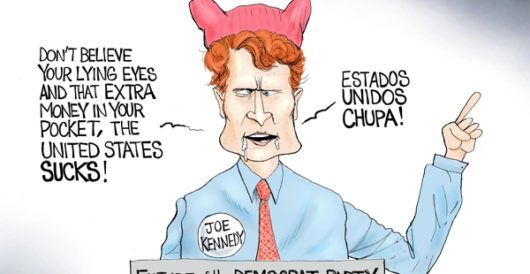 Cartoon of the Day: White (rich Kennedy) privilege by A. F. Branco