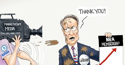 Cartoon of the Day: Love media hate by A. F. Branco