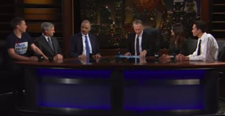 Eric Holder, poster child David Hogg discuss gun control strategy on Bill Maher’s ‘Real Time’