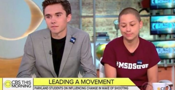 New proposal for reducing school violence has David Hogg and pals crying ‘foul’