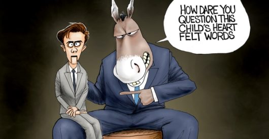 Cartoon of the Day: Mouths of babes by A. F. Branco