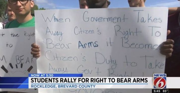 Another student walkout over guns, but this time by 2A supporters: The MSM’s reaction?