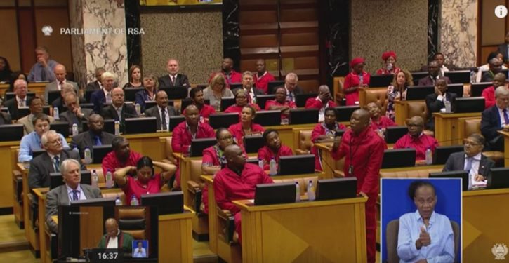 Man threatens to burn South African parliament again if it doesn’t move to another city