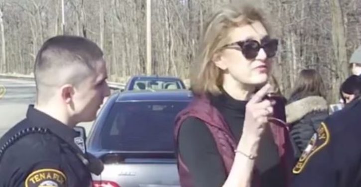 Former Clinton aide caught on video telling cops to ‘shut the f**k up’ gets her just deserts
