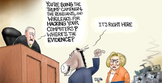 Cartoon of the Day: A mountain of evidence by A. F. Branco