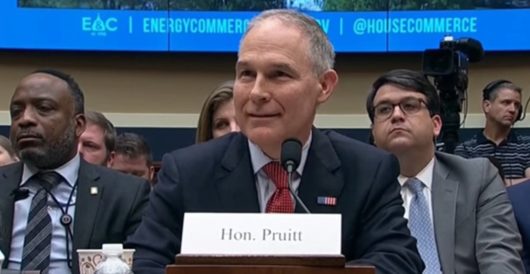 Senior EPA official says Scott Pruitt’s recent testimony probably saved his job: ‘They like fighters’ by LU Staff