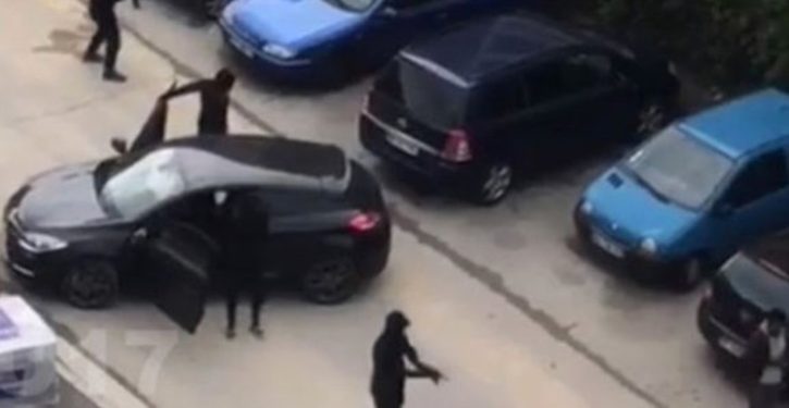 Marseille: Hooded men open fire with Kalashnikovs in public square; shootout with police, 1 injured