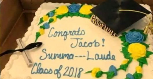 Summa — Laude: Publix censors overly erudite graduation cake by J.E. Dyer