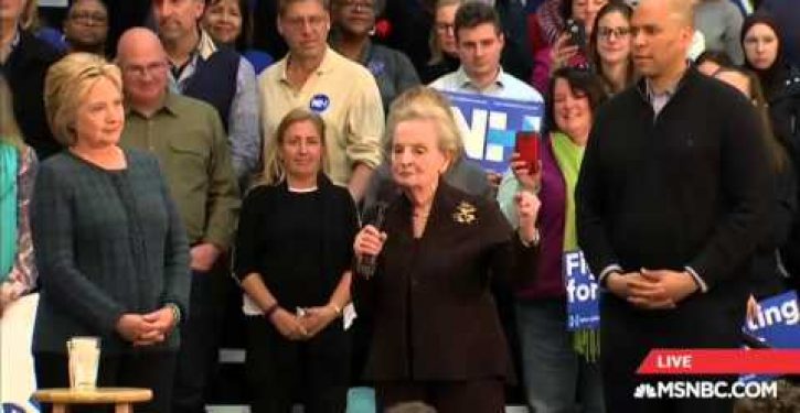 Hillary defends Madeleine Albright for ‘special place in hell for women who don’t support her’ remark