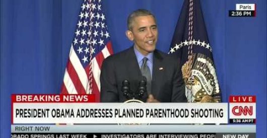 Dumb: Obama says shootings like Planned Parenthood ‘just don’t happen in other countries’ by Howard Portnoy