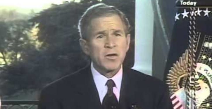 After years of dumping on George W. Bush, Dems suddenly (hypocritically) praise him
