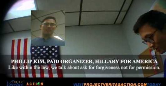 Undercover video shows Clinton campaign workers violating election law by Howard Portnoy