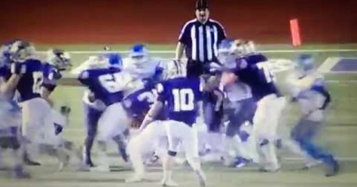 Watch HS football players' outrageous actions during ...