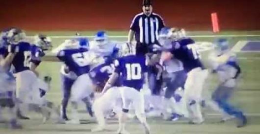Watch HS football players’ outrageous actions during Friday night game by Howard Portnoy