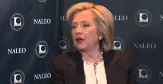 Video: Granny Clinton repeatedly gets reporter’s name wrong by LU Staff