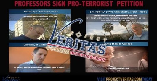 Another O’Keefe video shows California universities are hot beds for terrorism support (Video) by Jeff Dunetz