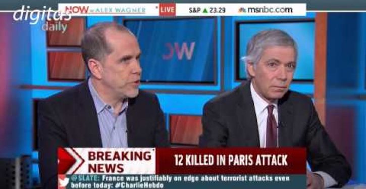 MSNBC: Paris terrorists are like Jerry Falwell suing Hustler, or something (Video)