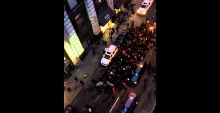 NYC protesters chant: ‘Shoot back! What do we want? Dead cops! When do we want it? now’ (Video)