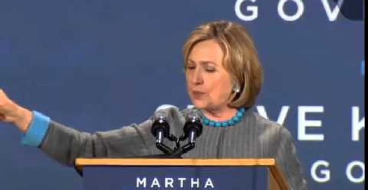 Hillary Clinton: Businesses don’t create jobs; raising minimum wage does (Video)