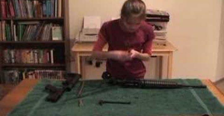Pre-teen girl field strips AR-15 and shoots like a pro; liberal heads explode (Video)