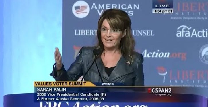 Video: Palin scores with ‘latte salute’ to Obama