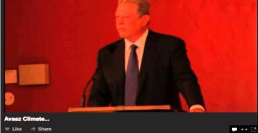 Video: Al Gore rant interrupted by act of God by J.E. Dyer