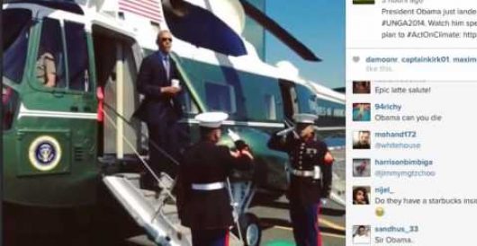 Video: Obama’s disgraceful ‘latte’ salute by Howard Portnoy