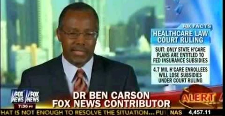 Ben Carson says he’s now giving thought to a presidential run (Video)