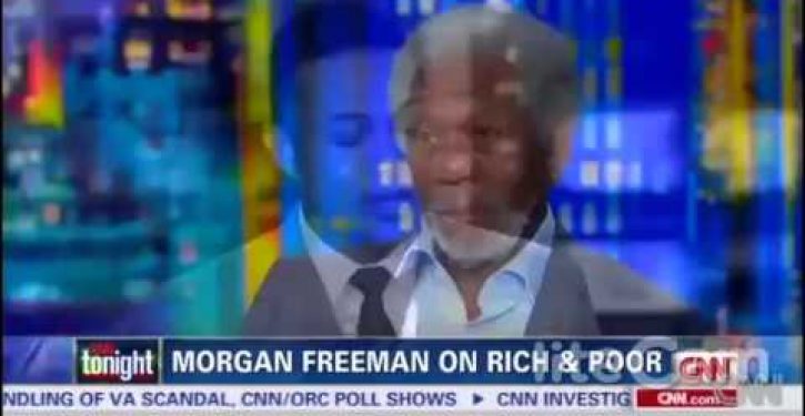 Morgan Freeman dismisses race as factor in wealth distribution