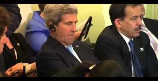 Video: John Kerry caught napping on the job by Howard Portnoy