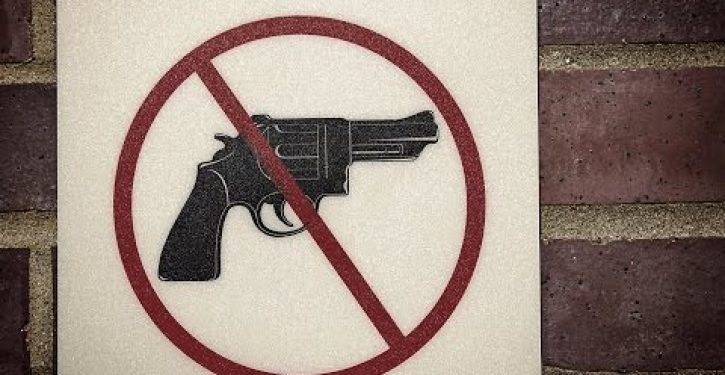 Recent robberies confirm ‘gun free zones’ are magnets for gunmen