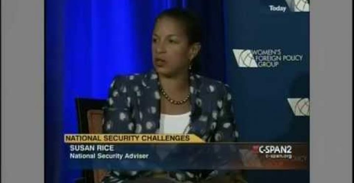 Susan Rice two-fer: Dismissing Benghazi AND American politics