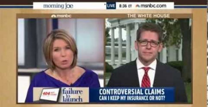 Flashback: Jay Carney says 14 million losing health insurance is ‘small sliver’