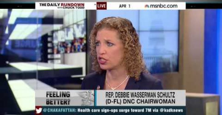 Debbie Wasserman Schultz can’t name a single problem with Obamacare