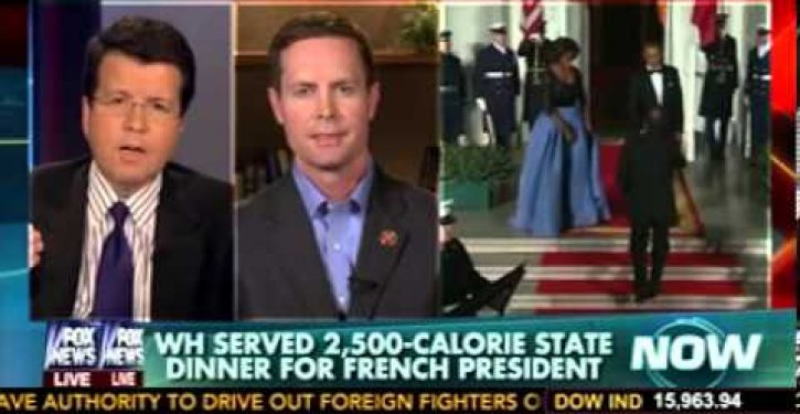 Hypocrisy alert: WH state dinner weighed in at 2,500 calories