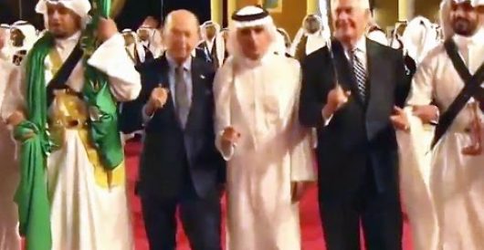 Trump, top aides join Saudi royals for traditional sword dance by LU Staff