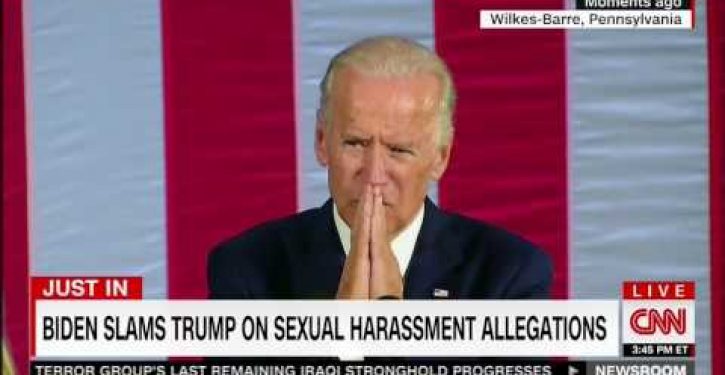 Biden on Trump’s accusers: ‘I wish we were in high school and I could take him behind the gym!’