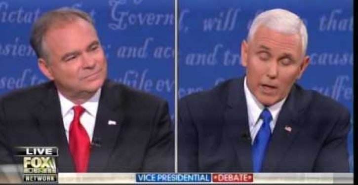 Watch debate moderator cut off Pence when he mentions Hillary’s unsecured server