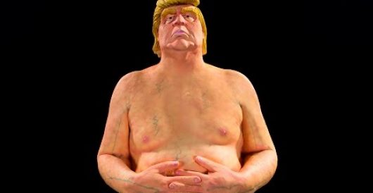 ‘Anatomically correct’ nude statue of Donald Trump unveiled in NYC park by Howard Portnoy