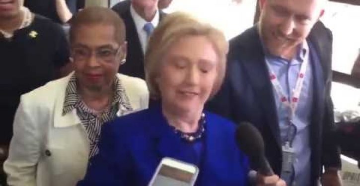 Is Hillary Clinton having a seizure in this video? If not, what in the world is going on?