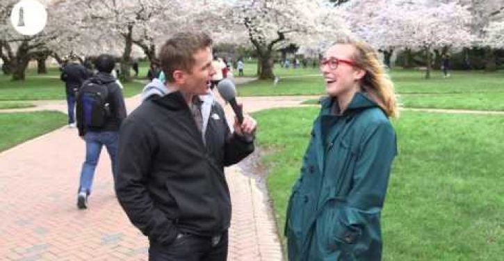 Video: White guy identifies as Chinese woman; students stymied
