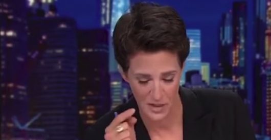 Rachel Maddow tears up on air, can’t finish story of babies in detention by Howard Portnoy