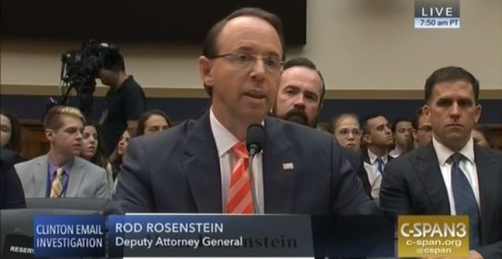 House Republican group files impeachment resolution against Deputy AG Rod Rosenstein