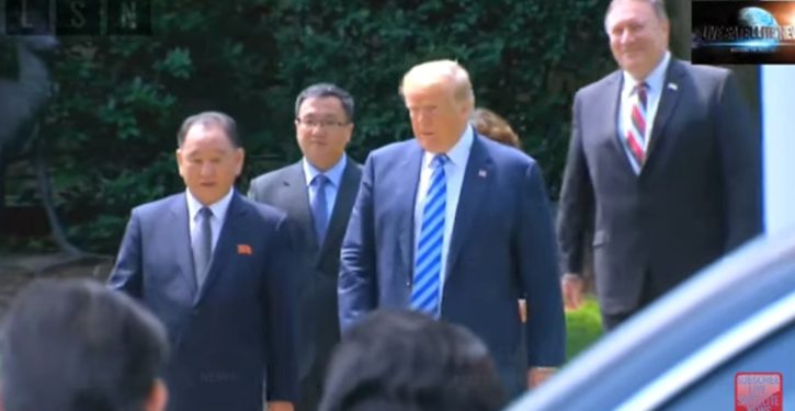 Something was missing from Trump’s meeting with Korean leaders. See if you can spot it